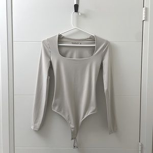 Abercrombie Long-Sleeve Square-Neck Bodysuit
